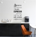 Wallsticker: Coffee, Espresso